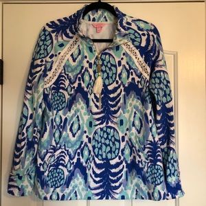 Lily Pulitzer Half Zip-Up with Pockets